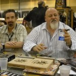 James & Steve the 'Dirty Rat & Flying Pig' cigars in front are coincidental