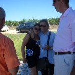 Herfing at the Vogelzang Vineyard - testing 2007 Cabernet