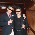 Guy & Mitchell - sneaking a pre herf smoke