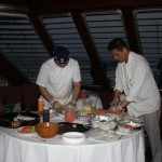 The sushi arrives!